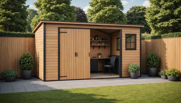 L'abri de jardin avec double porte : praticité et style au jardin