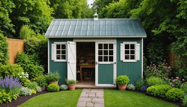 L'abri de jardin avec double porte : praticité et style au jardin